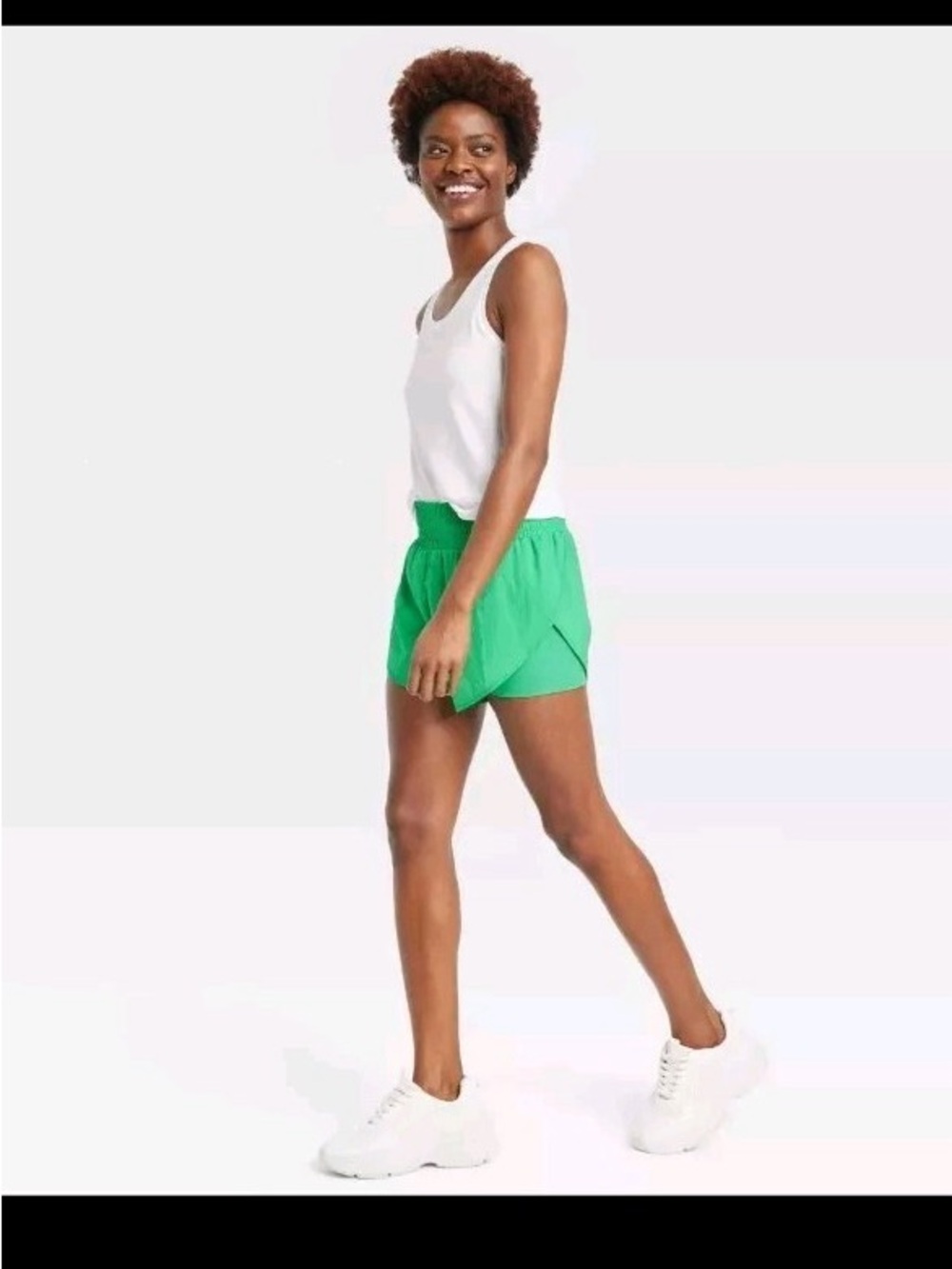 all in motion Bright Green Women's Athletic Shorts NWOT size M